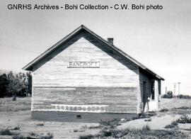 Great Northern Depot at Bancroft, South Dakota, 1967