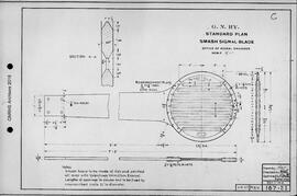 Great Northern Railway Standard Signal Plans; Smashboard, 1915