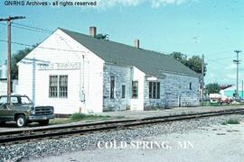 Great Northern Depot at Cold Spring, Minnesota, undated