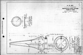 Great Northern Railway Standard Signal Plans; Cover, Pipe 5 Inch for Train Order Signal, Pinnacle...