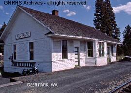 Great Northern Depot at Deer Park, Washington, undated