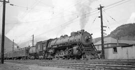 Great Northern Steam Locomotive 2525 at Skykomish, Washington, undated