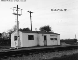 Great Northern Depot at Florence, Minnesota, undated