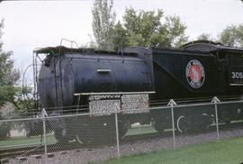 Great Northern Railway 3059 at Williston, North Dakota in 1969.