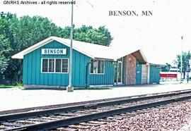 Great Northern Depot at Benson, Minnesota, undated