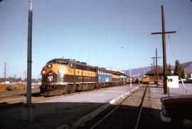 Great Northern Railway Train 27, Western Star, at Wenatchee, Washington in 1968.