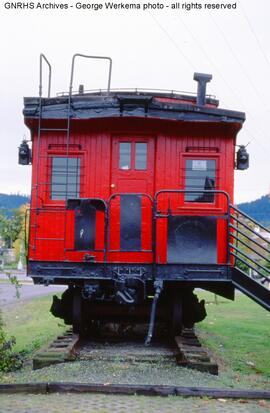 Great Northern Caboose at Issaquah, Washington, 1992