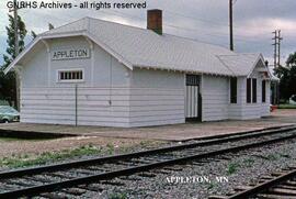 Great Northern Depot at Appleton, Minnesota, undated