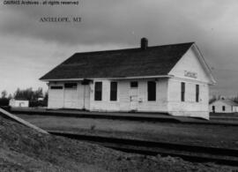 Great Northern Depot at Antelope, Montana, undated