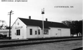 Great Northern Depot at Cottonwood, Minnesota, undated