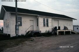 Great Northern Depot at Michigan, North Dakota, undated