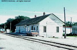 Great Northern Depot at Cavalier, North Dakota, undated