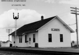 Great Northern Depot at Saint Joseph, Minnesota, undated