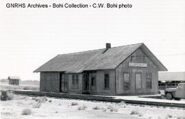 Great Northern Depot at Claremont, South Dakota, 1969