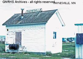 Great Northern Station Building at Paynesville, Minnesota, undated