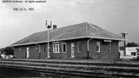 Great Northern Depot at Milaca, Minnesota, undated