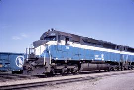 Great Northern Railway 326 at Havre, Montana in 1969.