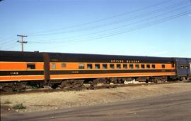 Great Northern Railway Passenger Car 1220 at Wenatchee, Washington in 1970.