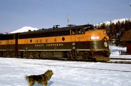 Great Northern Railway 362-A at Summit, Montana in 1967.