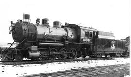 Great Northern Steam Locomotive 1098 at Klamath Falls, Oregon, 1938