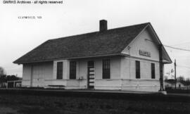 Great Northern Depot at Glenfield, North Dakota, undated