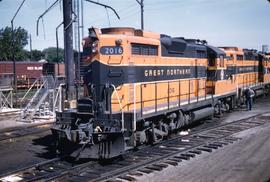 Great Northern Railway 2016 at Minneapolis, Minnesota in 1961.