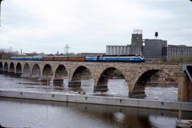 Great Northern Railway Train 27 at Minneapolis, Minnesota in 1967.