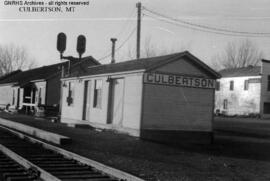 Great Northern Depot at Culbertson, Montana, undated