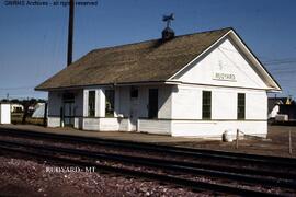 Great Northern Depot at Rudyard, Montana, undated