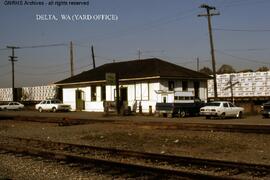 Great Northern Yard Office at Delta , Washington, undated