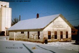 Great Northern Depot at Walhalla, North Dakota, undated