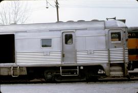 Great Northern Railway Rail motor car 2350 at Great Falls, Montana in 1968.