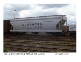 Northern Pacific Freight Car Number 76332, Portland, Oregon, 1968