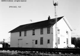 Great Northern Depot at Dwight, North Dakota, undated