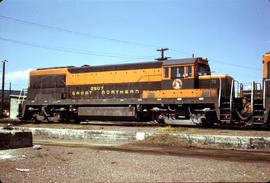 Great Northern Railway 2507 at Whitefish, Montana in 1968.