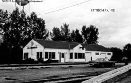 Great Northern Depot at Saint Thomas, North Dakota, undated