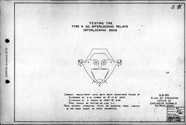 Great Northern Railway Standard Signal Plans; Interlocking Relay Test, 1953