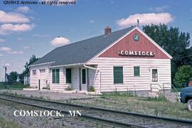 Great Northern Depot at Comstock, Minnesota, undated