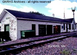 Great Northern Depot at Elk River, Minnesota, undated