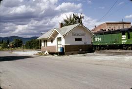 Great Northern Railway Chewelah, Washington depot in 1975.