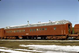 Great Northern Railway Outfit car O3383 at Laurel, Montana in 1973.