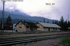 Great Northern Depot at Troy, Montana, undated