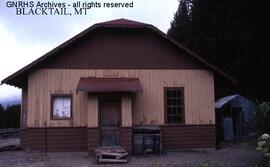 Great Northern Depot at Blacktail, Montana, undated