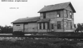 Great Northern Depot at Geneseo, North Dakota, undated