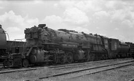 Great Northern Steam Locomotive 2046 at Superior, Wisconsin in 1957.