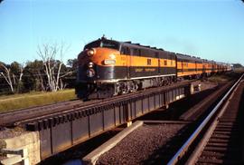 Great Northern Railway 505 at Fridley, MInnesota in 1967.