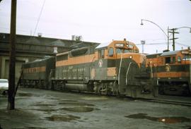 Great Northern Railway 3038 at Spokane, Washington in 1969.