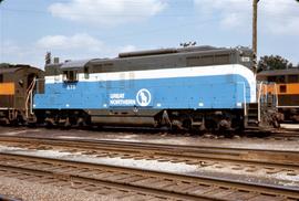 Great Northern Railway 679 at St Paul, Minnesota in 1968.