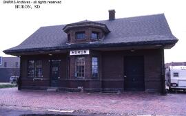 Great Northern Depot at Huron, South Dakota, undated