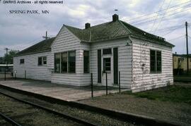 Great Northern Depot at Spring Park, Minnesota, undated